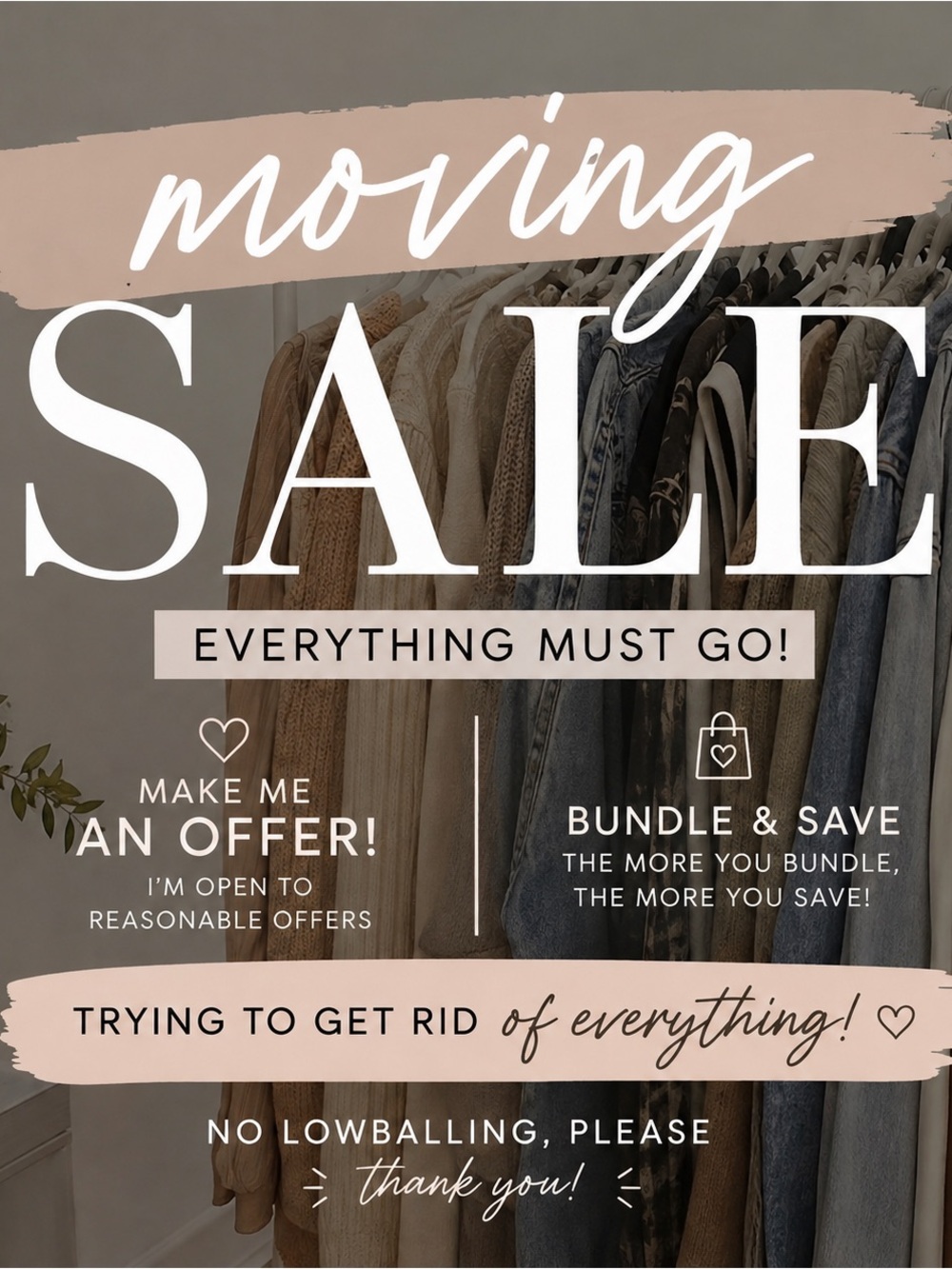 Moving sale!! Make some offers!